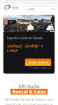 Mobile Screenshot of mkaudio.nl